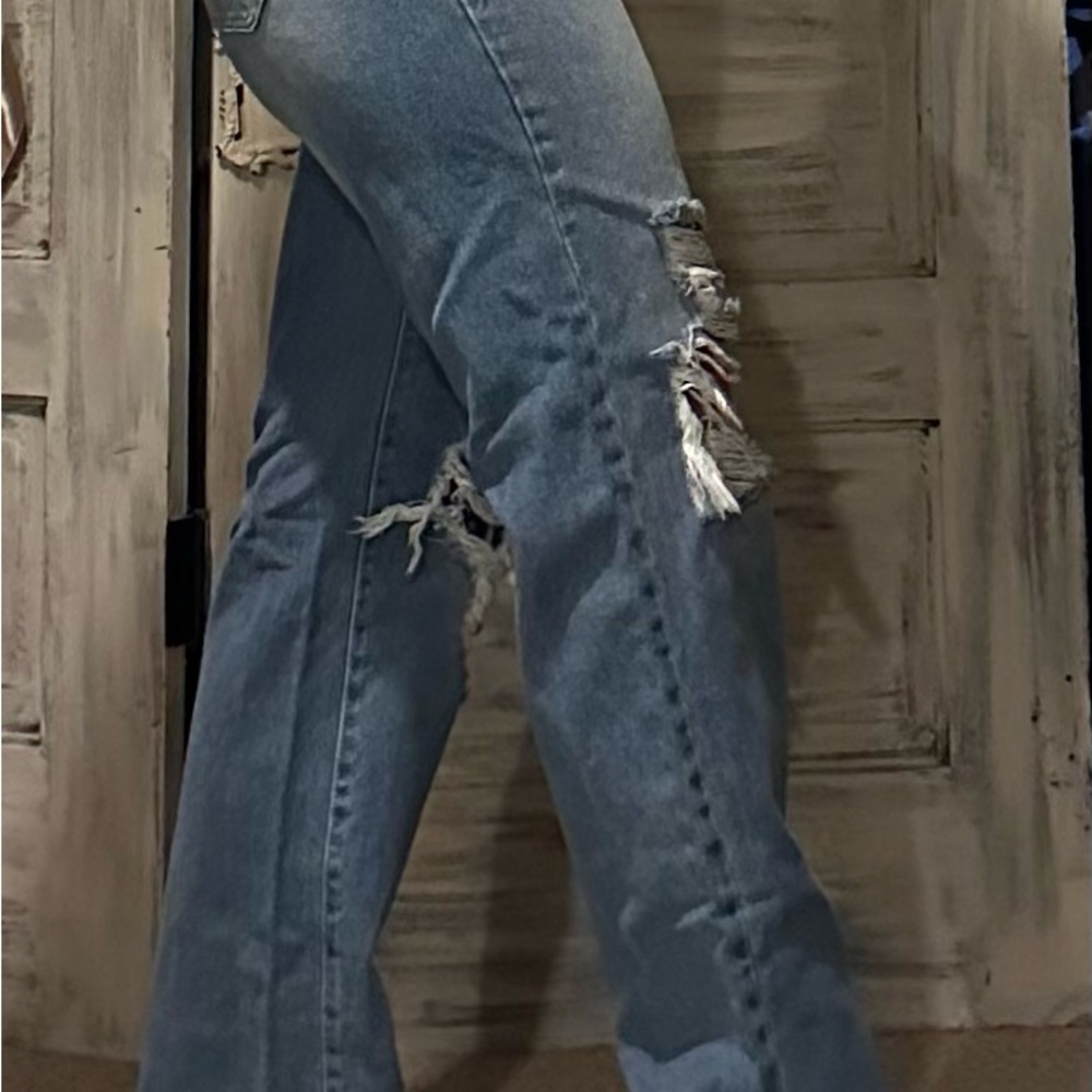 Cello Distressed Blue Jeans for Women